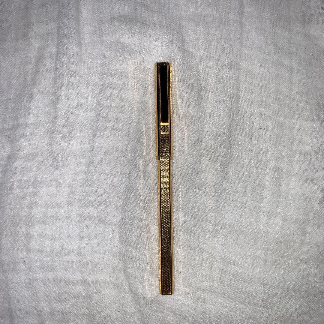 Dunhill Ballpoint Pen Capped Type Gold Free Shipping From Japan