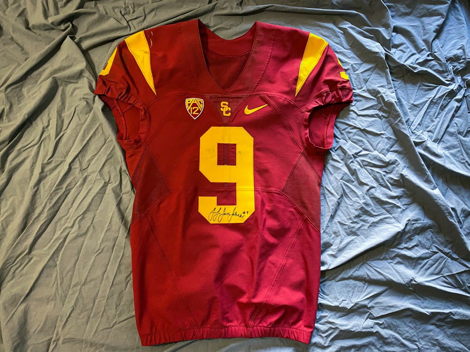 JuJu Smith-Schuster Signed Game-Worn/Used USC Jersey - Steelers