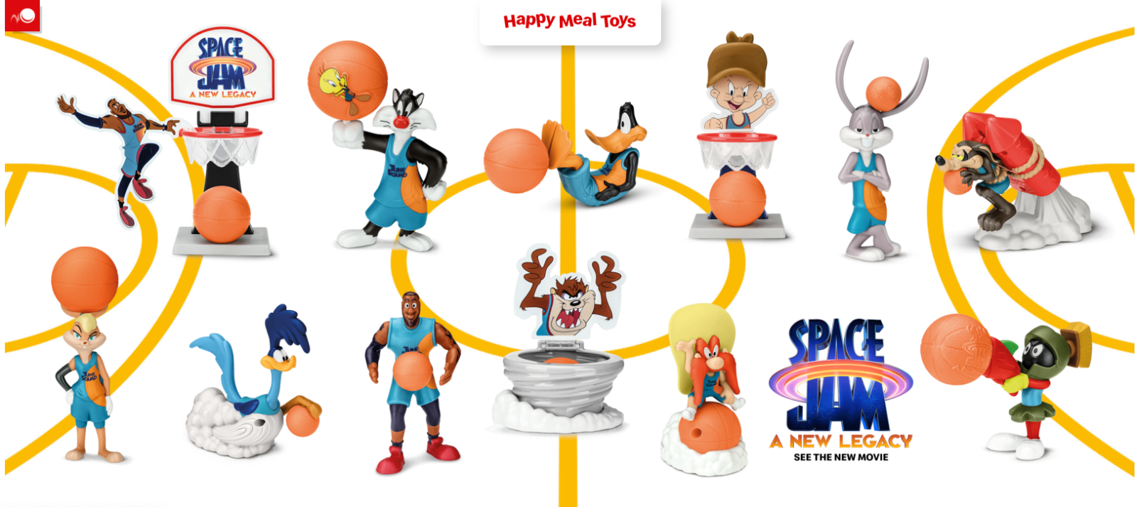 Mcdonald's 2021 Space Jam 2 Happy Meal Toys! Lebron James! Pick Your Favorites!