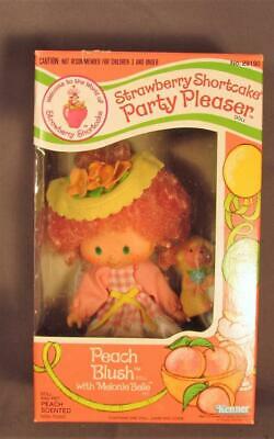 Vintage Strawberry Shortcake Doll Party Pleaser Peach Blush With Melonie Belle