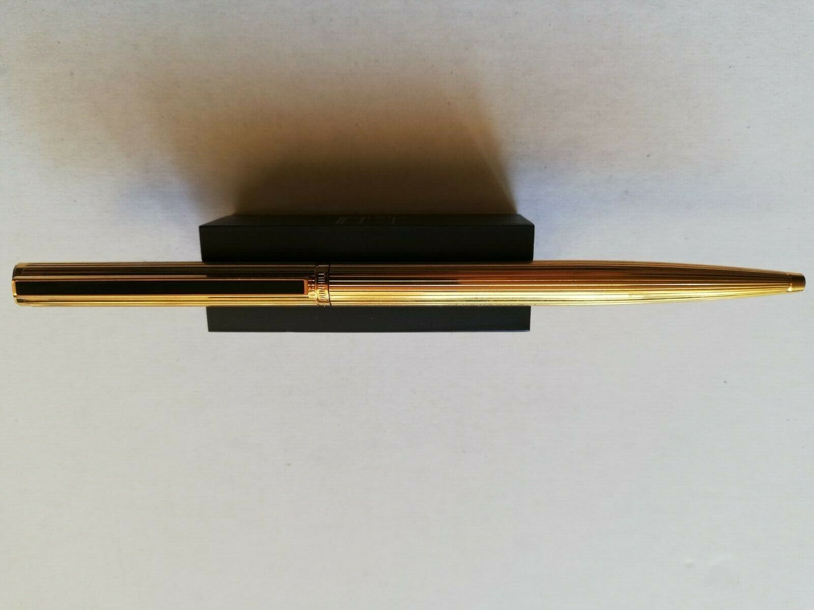 Vintage German Dunhill Ballpoint Pen 24 K Gilding, Clip Is With Chinese Lacquer