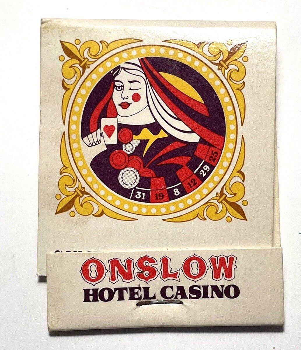Onlsow Hotel & Casino Reno, Nevada - Full Unstruck Matchbook
