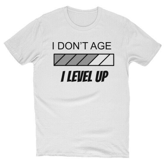 I Don't Age, I Level Up Custom Unisex Gamer T-shirt