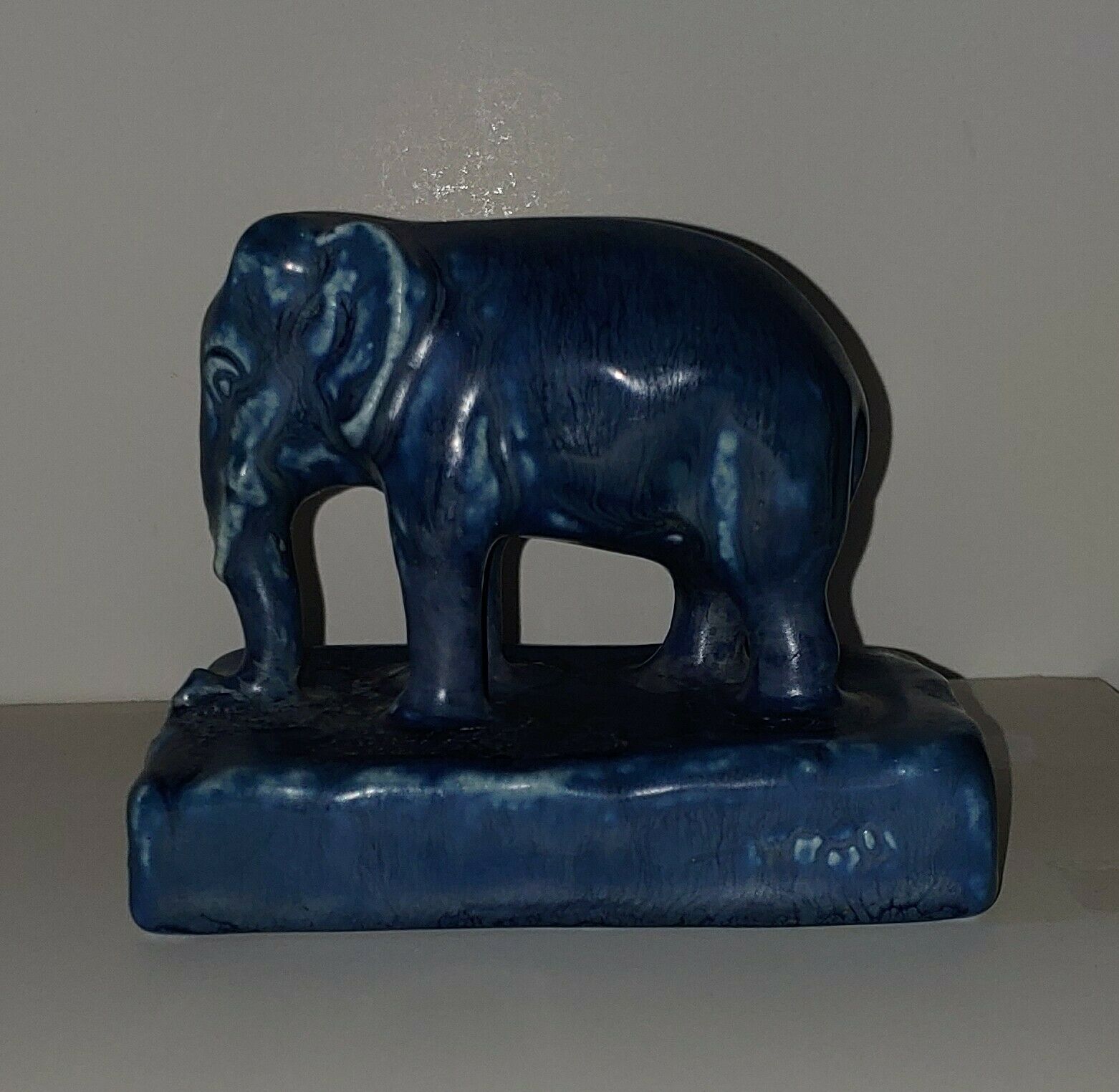 Rookwood Pottery Elephant Paperweight, Design #2797 By William P. Mcdonald, 1928