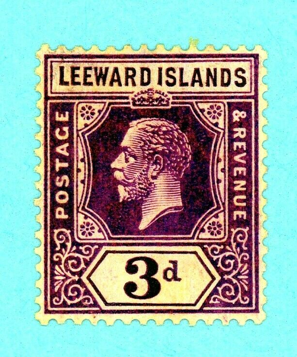 Leeward Islands 1 Stamp, Sc 72, Kgv. 1937, Mph