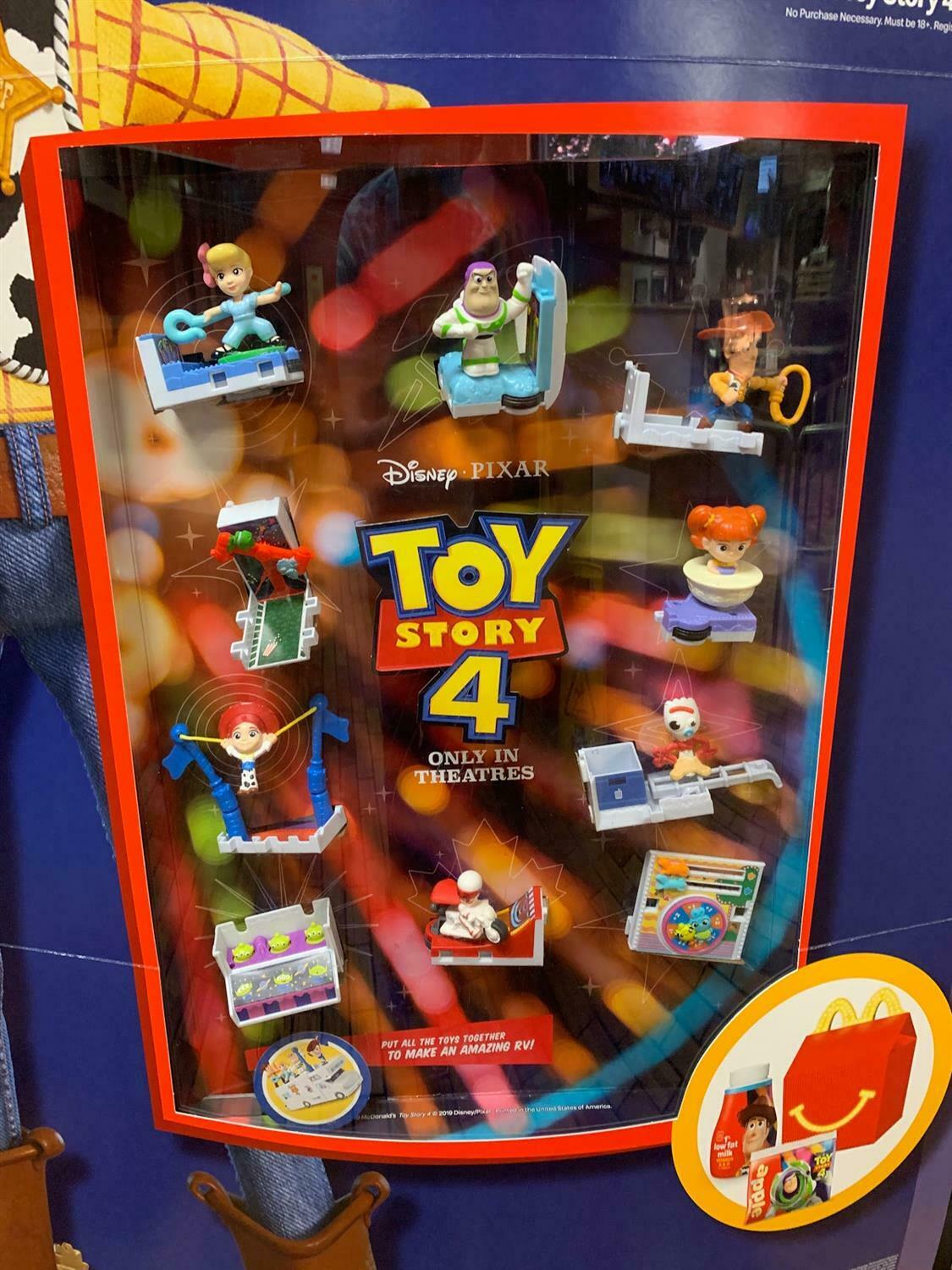 2019 Mcdonald's Toy Story 4 Happy Meal Toys Choose Your Character Ships Now