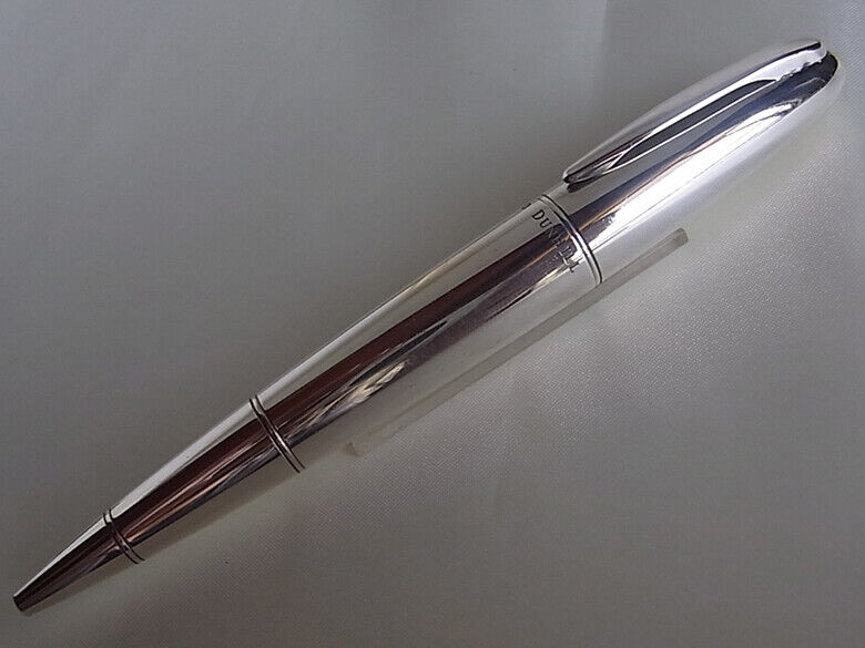 Dunhill Torpedo Ballpoint Pen With Paper Knife Sterling Silver 925