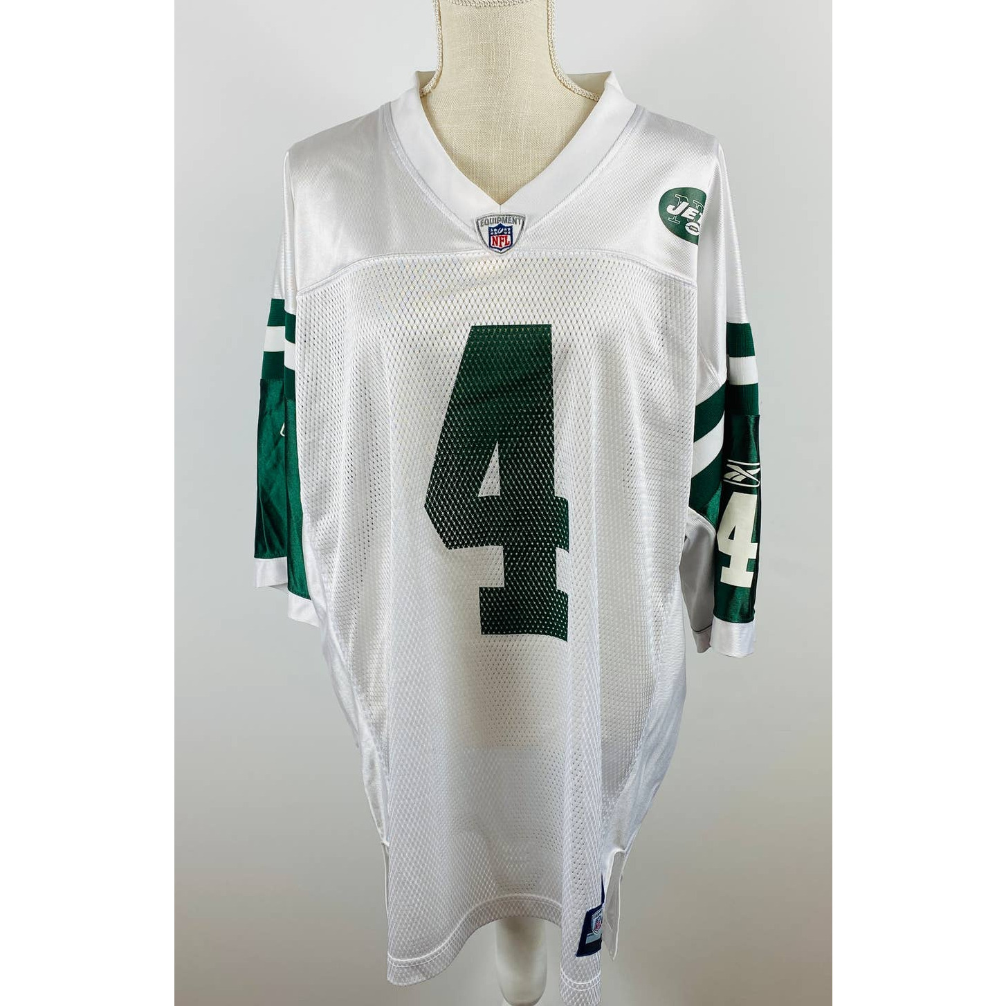 Reebok NFL Jersey New York Jets Brett Favre White Size XL