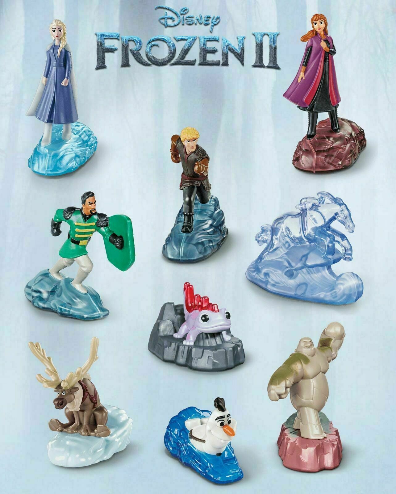2019 Mcdonald's Frozen 2 Happy Meal Toys Choose Toy Or Complete Set