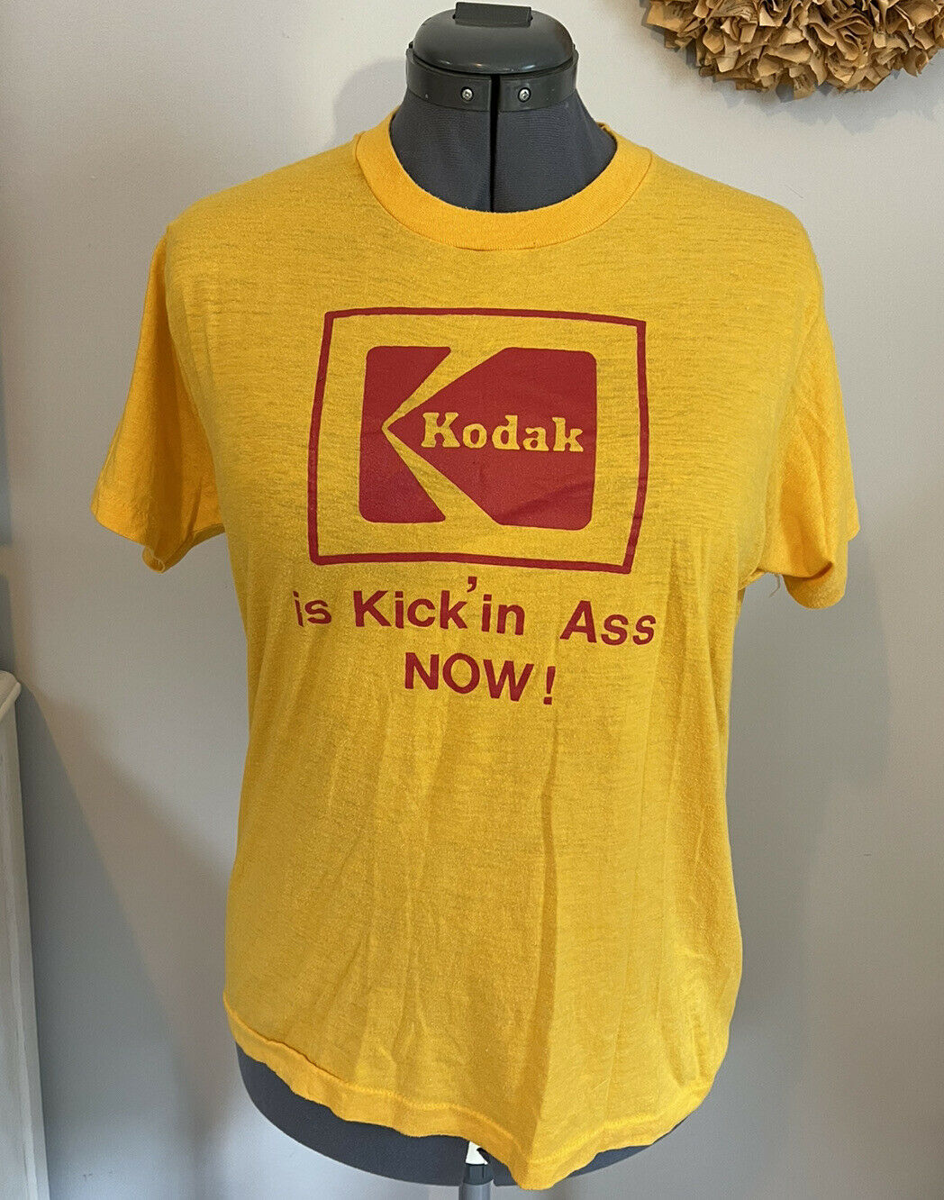 Awesome True Vintage Xl Kodak Single Stitch T-shirt! Kick’in Ass Now!