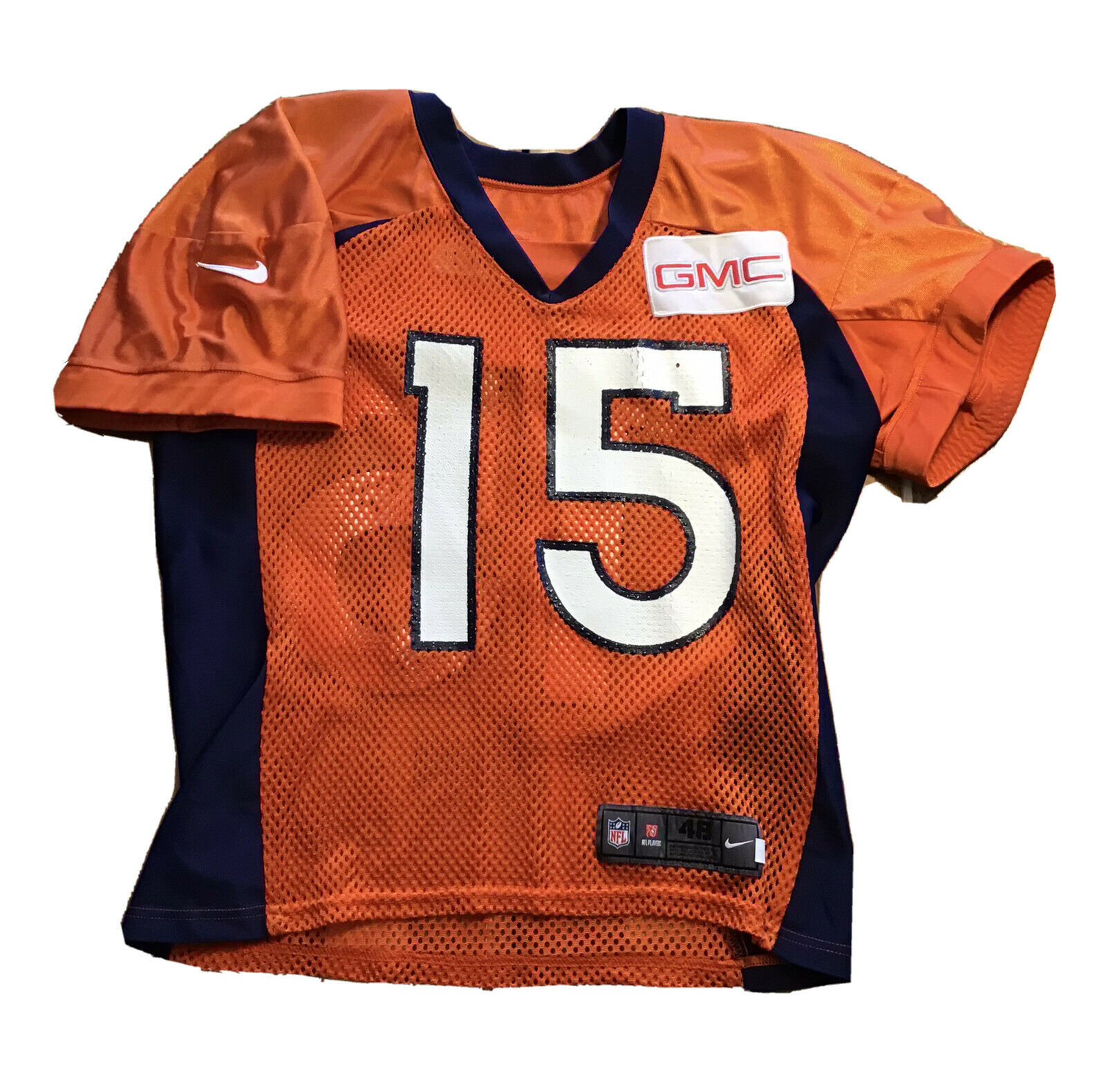Denver Broncos Player jersey practice pro cut nike Size 48 12-48 S Label GMC