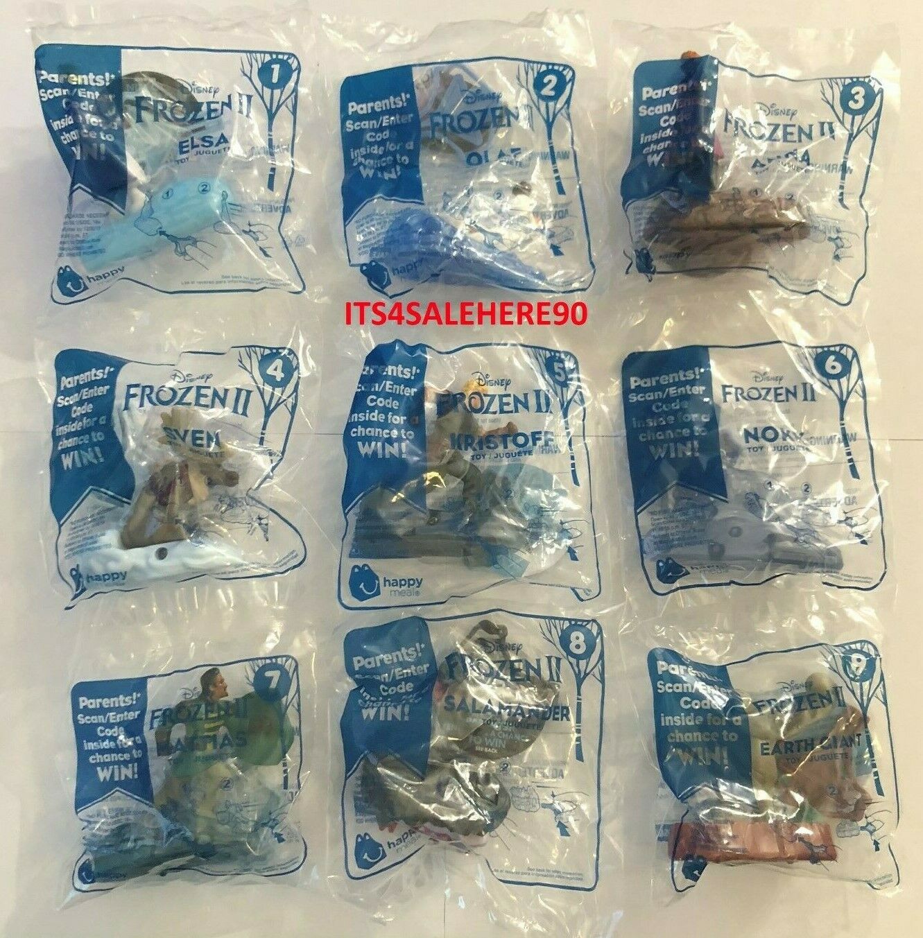 2019 McDonalds Happy Meal Toys **FROZEN 2** PICK ONE OR FULL SET OF 9 *IN STOCK*