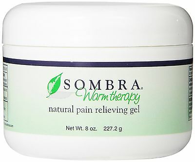SOMBRA  8 OZ WARM THERAPY ALL NATURAL PAIN RELIEF GEL 8oz - Free Shipping