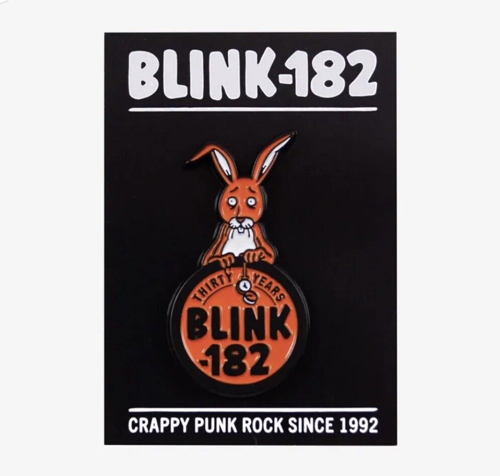 Blink 182 Clock Enamel Pin October Rare Limited 30th Anniversary Le182 Confirmed