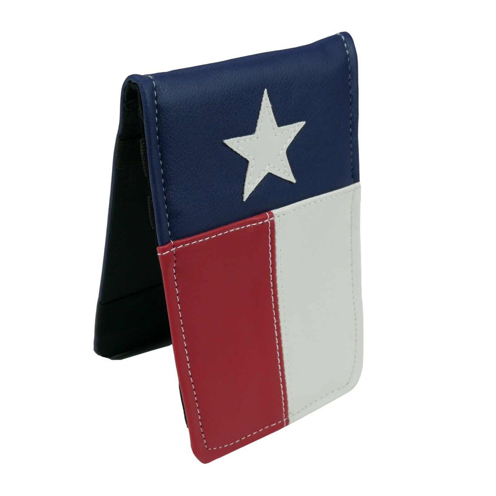 Sunfish Lone Star Texas Leather Golf Scorecard & Yardage Book Holder / Cover