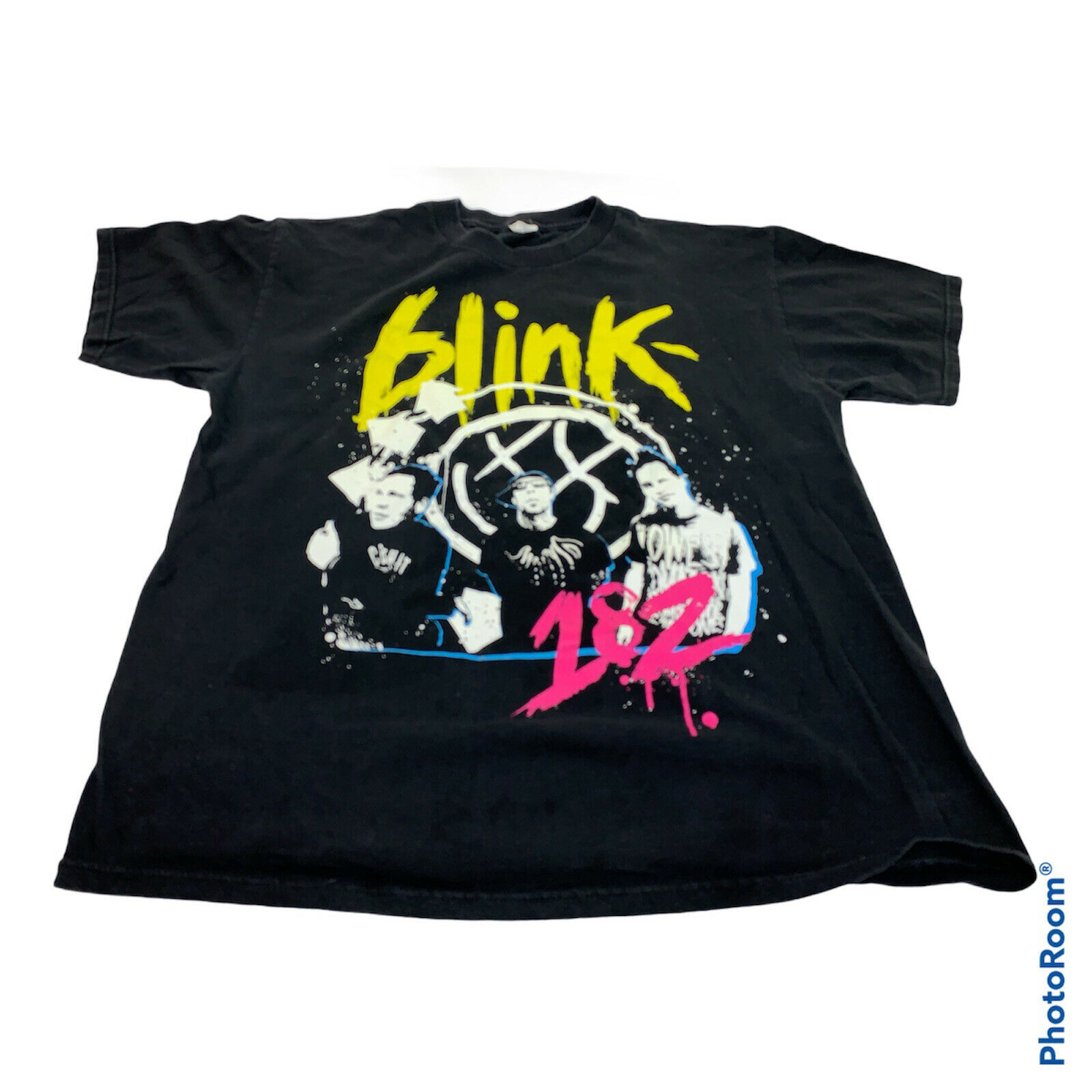 Blink 182 Summer 2009 Concert Tour Shirt Large Black Rock Punk Pop