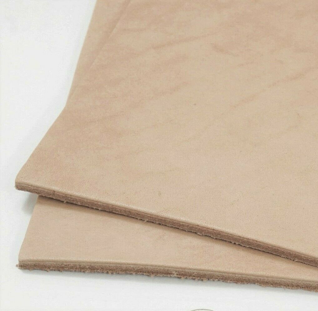 Slc | Natural Veg Tan Cowhide Tooling Leather | Pre-cut