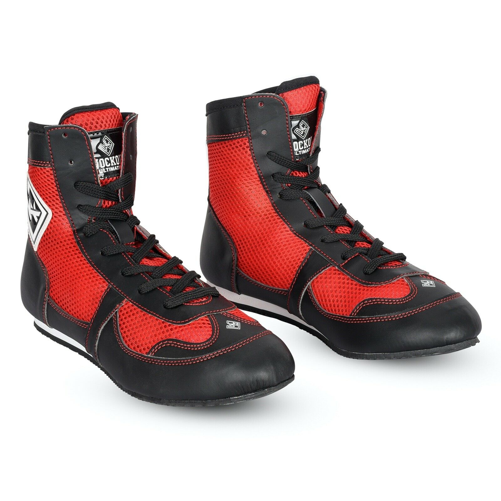 Knockout boxing Speed Elite Lightweight Mid-Length Boxing Shoes Rubber Soles UFC
