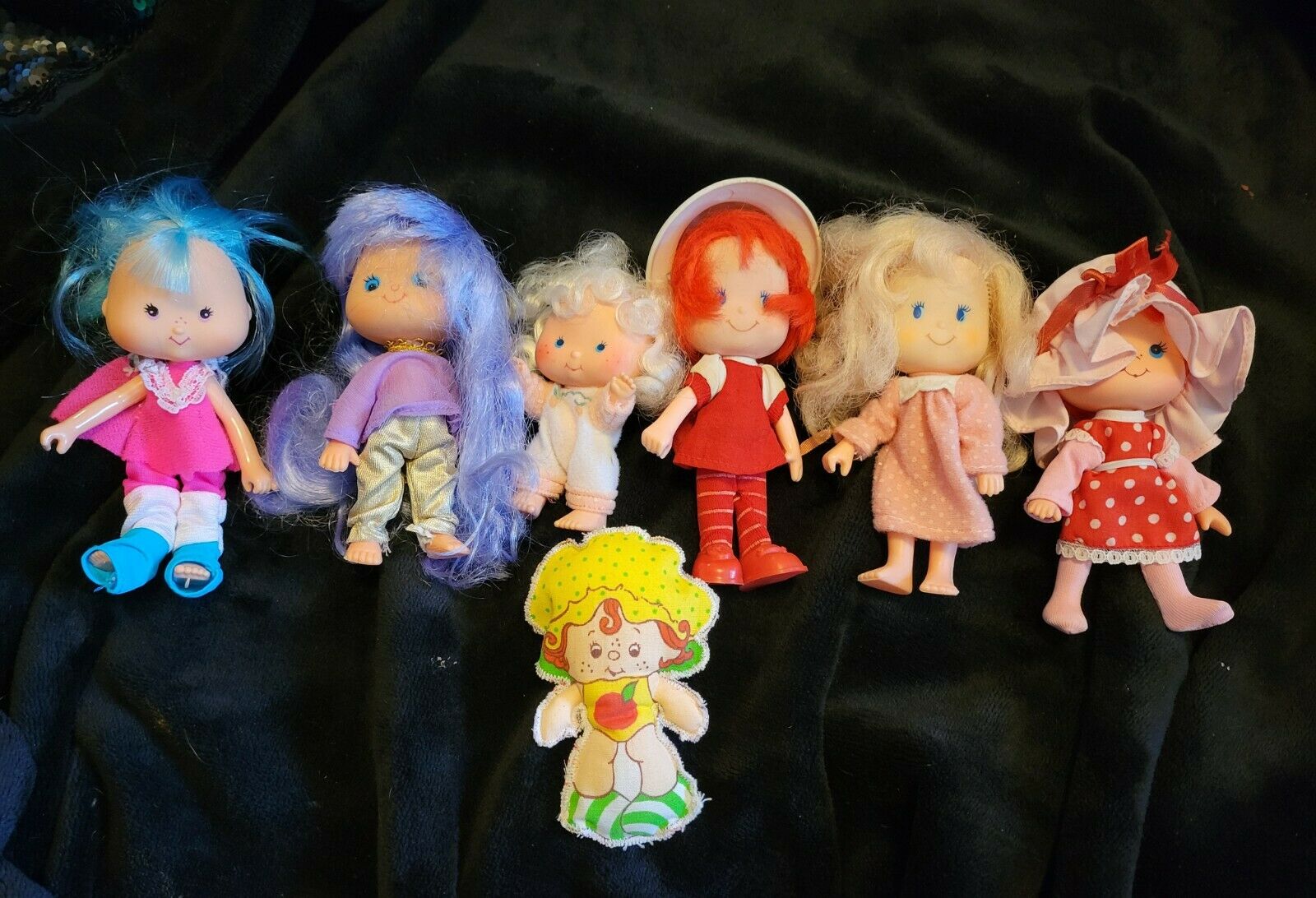 Vintage Strawberry Shortcake Doll Lot of 7 dolls 1980s late 70s