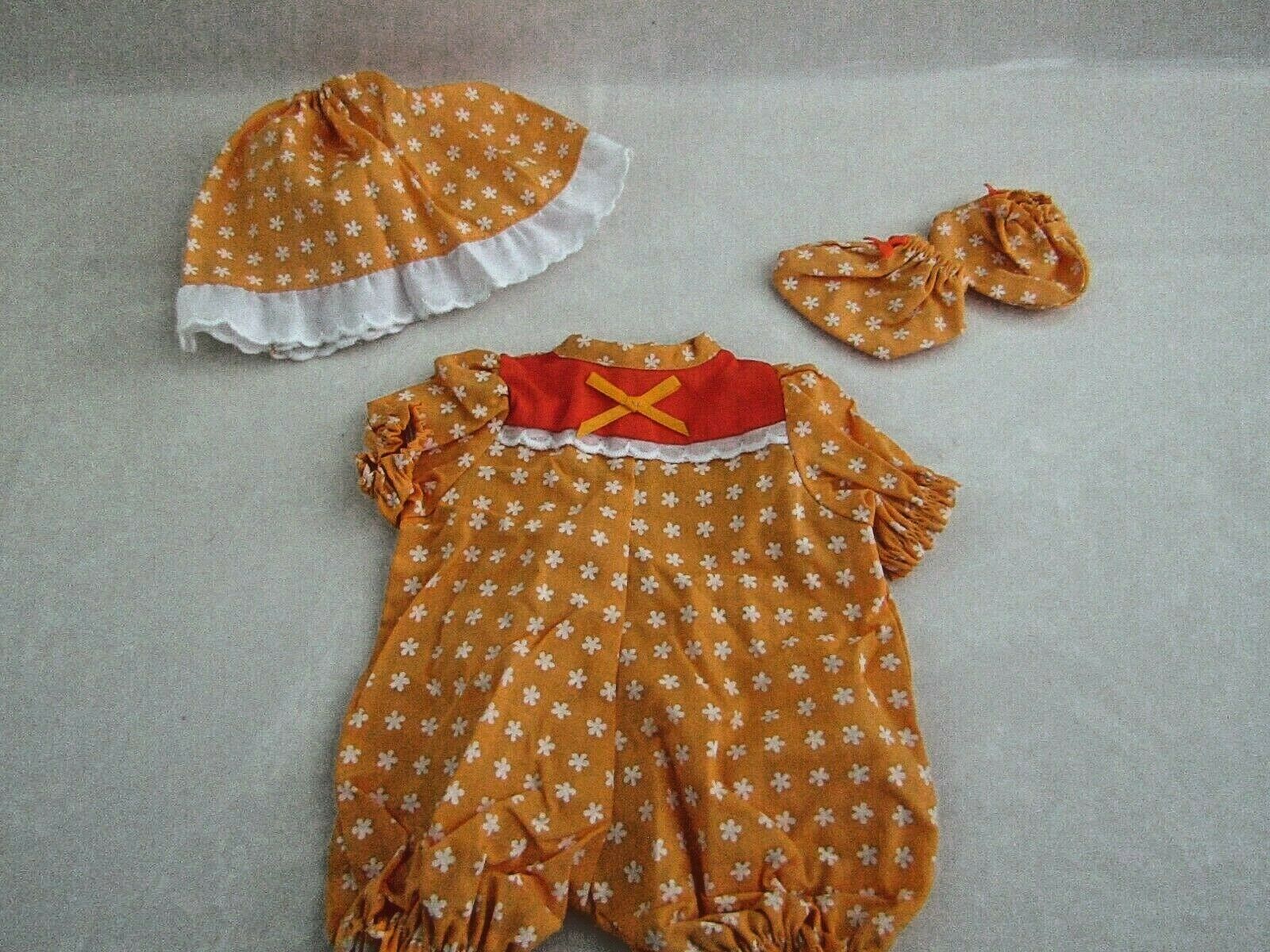 3 pc STRAWBERRY SHORTCAKE ORANGE BLOSSOM DOLL OUTFIT  KENNER  UNUSED  MINT  RARE