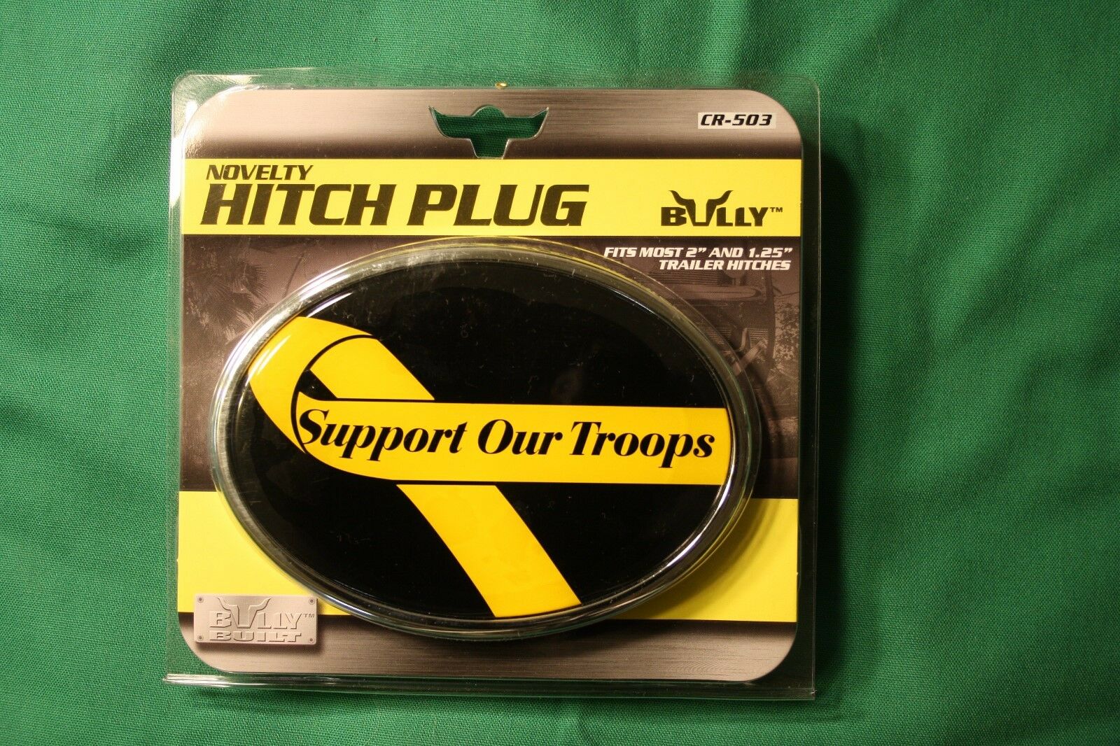 SUPPORT OUR TROOPS Hitch Cover ~ (Metal Shaft) fits 2