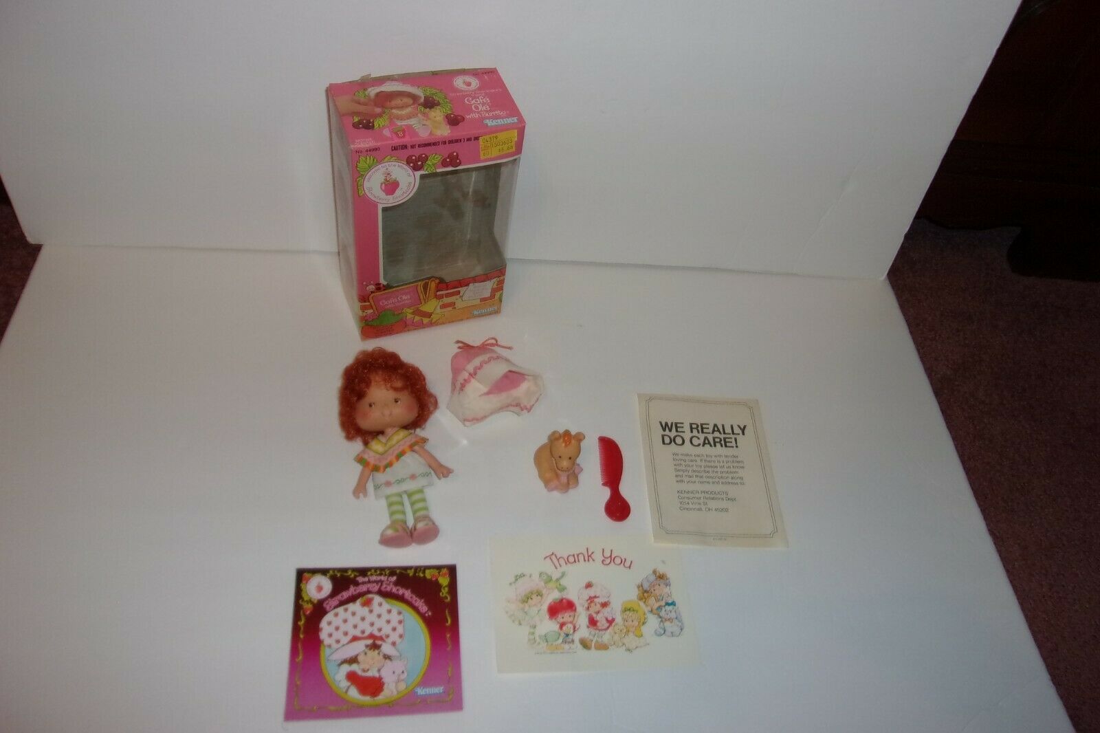 Vintage Kenner Strawberry Shortcake Cafe Ole with Burrito with Box