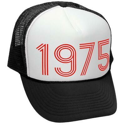 1975 - retro classic made in 70s font - Adult Trucker Cap Hat
